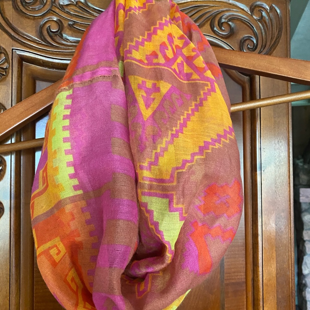 Scarf Pink & Orange